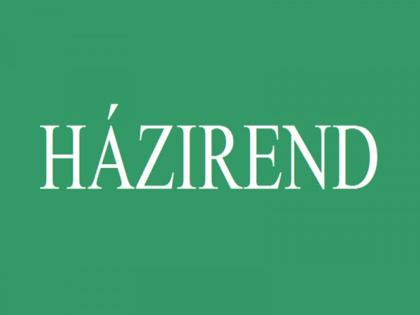 Frissült a Házirend